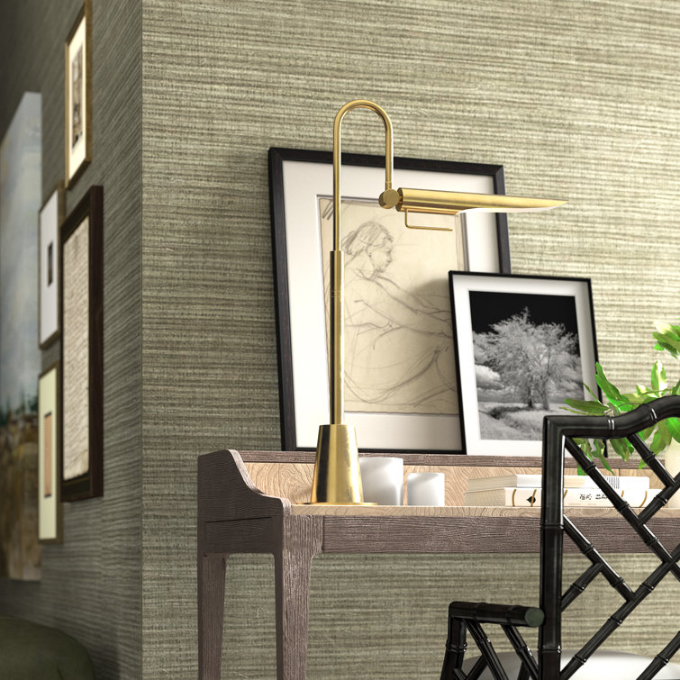 Adjustable 1-Light Oil Rubbed Bronze Desk Lamp with Clear Cord