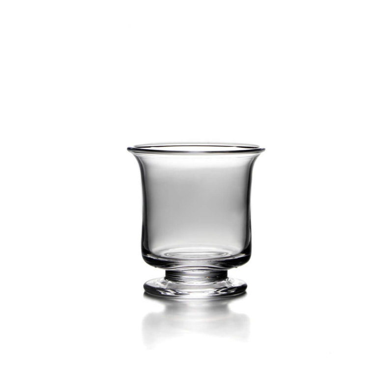 Medium Clear Glass Hurricane Candle Holder