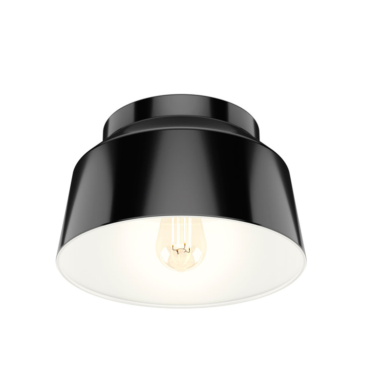 Matte Black Aluminum 11.5" LED Flush Mount Light