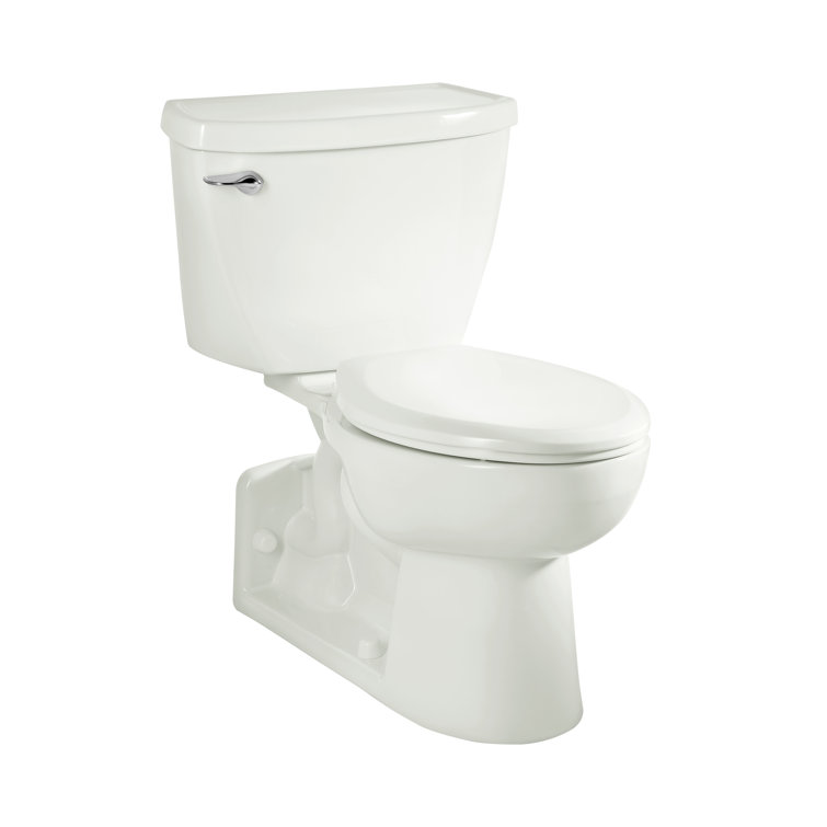 Yorkville White Elongated Pressure Assisted Floor Mounted Toilet