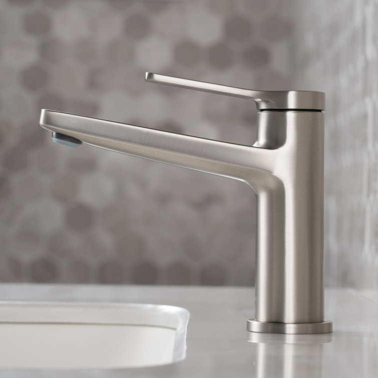 Indy Spot-Free Stainless Steel Slim Bathroom Faucet