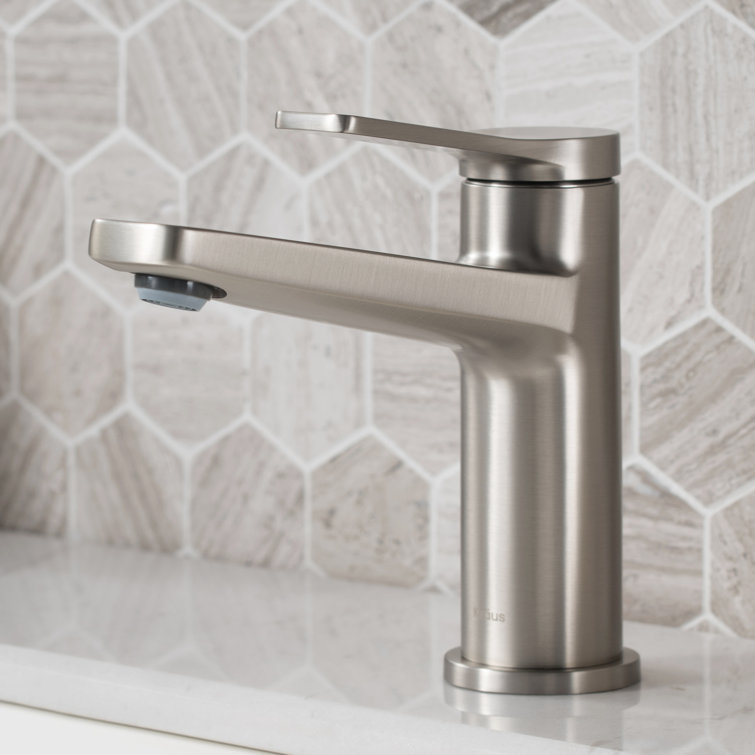Indy Spot-Free Stainless Steel Slim Bathroom Faucet