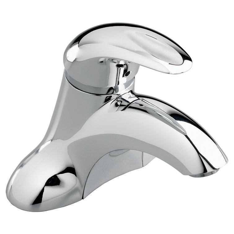 Polished Chrome Modern Single Handle Bathroom Faucet