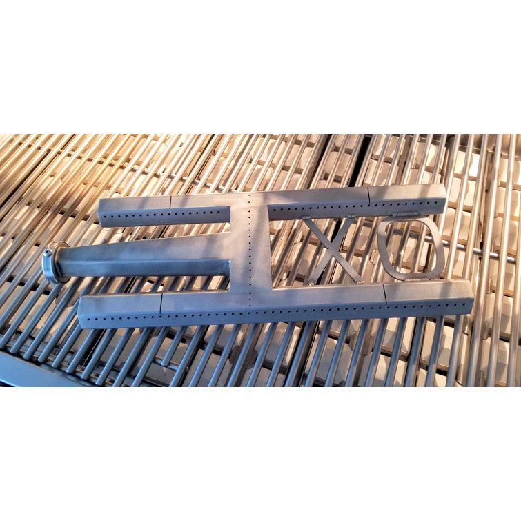 36" Stainless Steel Built-In Natural Gas Grill with Rotisserie and Smoker