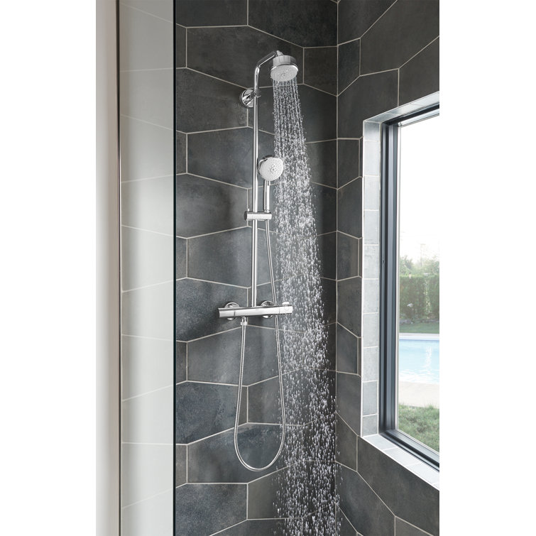 Chrome Multi-Function Handheld Shower Head with 4 Sprays