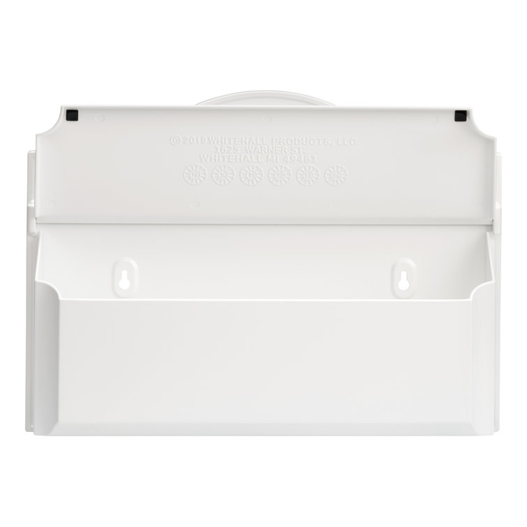 White Aluminum Colonial Wall Mounted Mailbox
