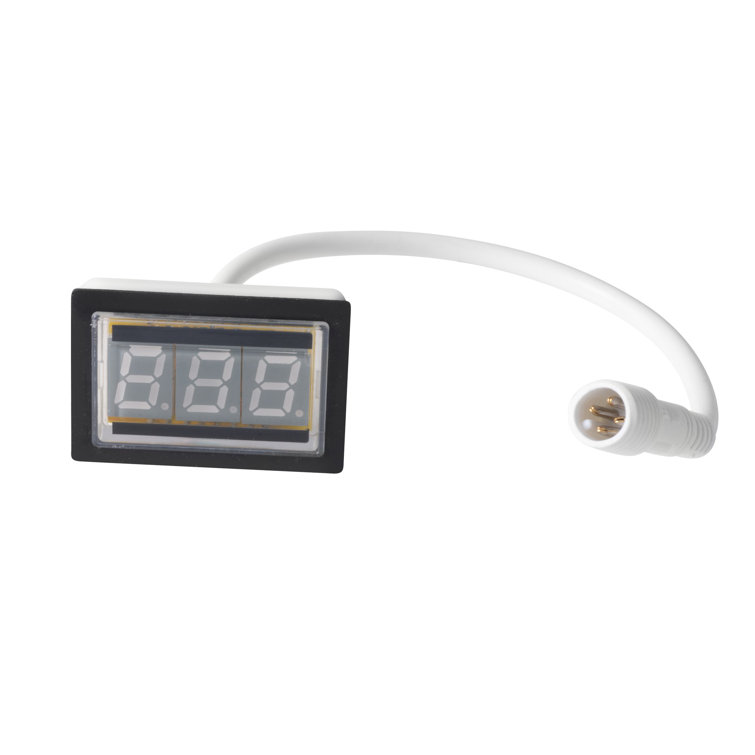 Brushed Nickel LED Pressure Balance Shower Valve Kit