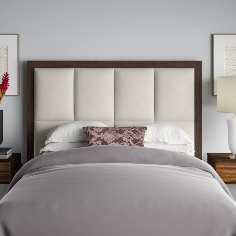 Casa Del Mar Contemporary Queen Upholstered Tufted Headboard