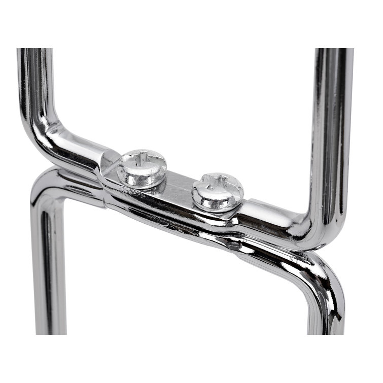 Chrome Free Standing Toilet Paper Holder with Storage