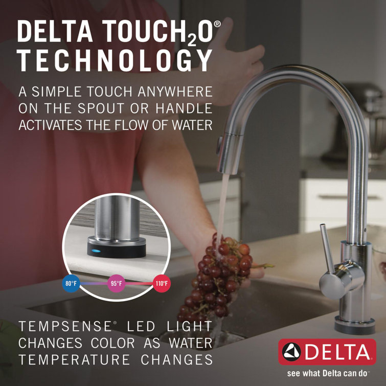 Stainless Steel Modern Pull-Down Kitchen Faucet with Spray