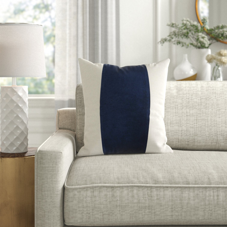 Kat Striped Cotton Throw Pillow