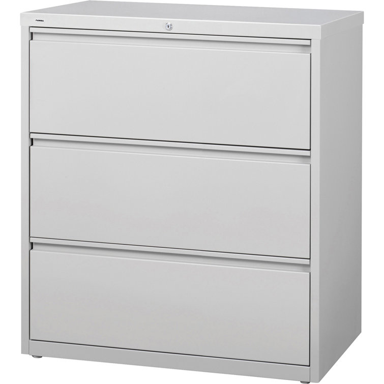 Light Gray 36'' Wide 3-Drawer Steel File Cabinet