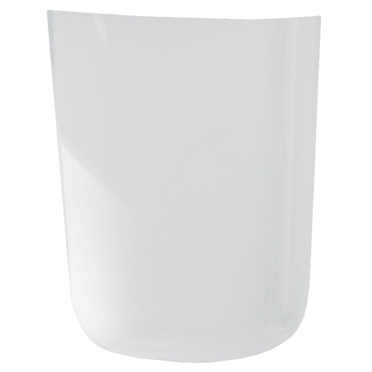 White Vitreous China Sink Shroud with Knee Guard