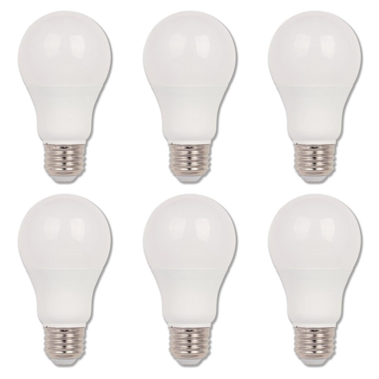 75 Watt Equivalent White Dimmable LED Light Bulb Set