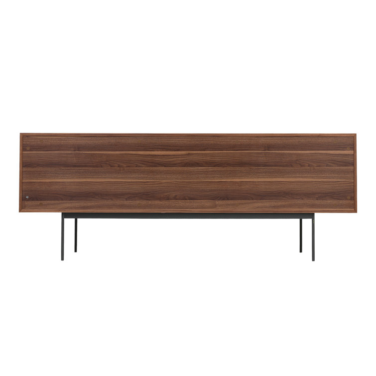 Heath 87'' Solid Oak and Mango Wood Contemporary Sideboard