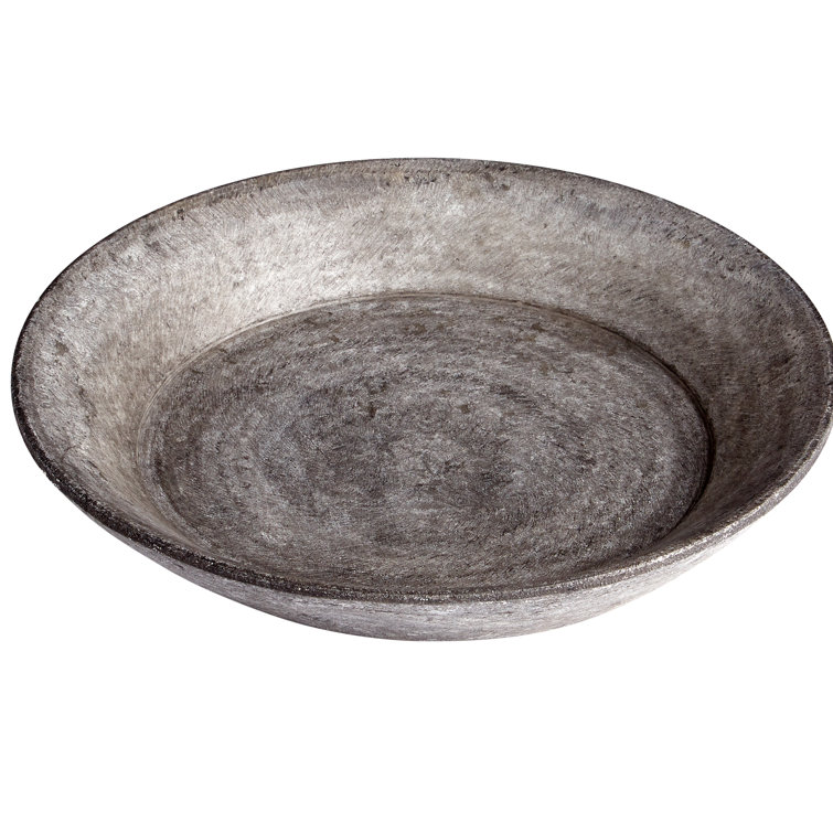 Contemporary Grey Marble 12" Square Decorative Tray
