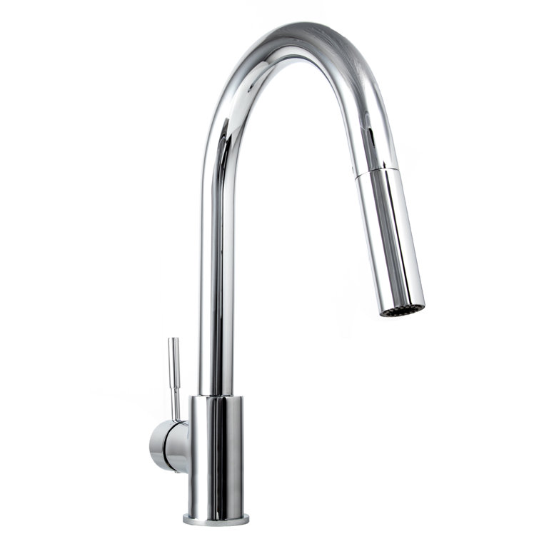 Gemini Chrome High Arc Kitchen Faucet