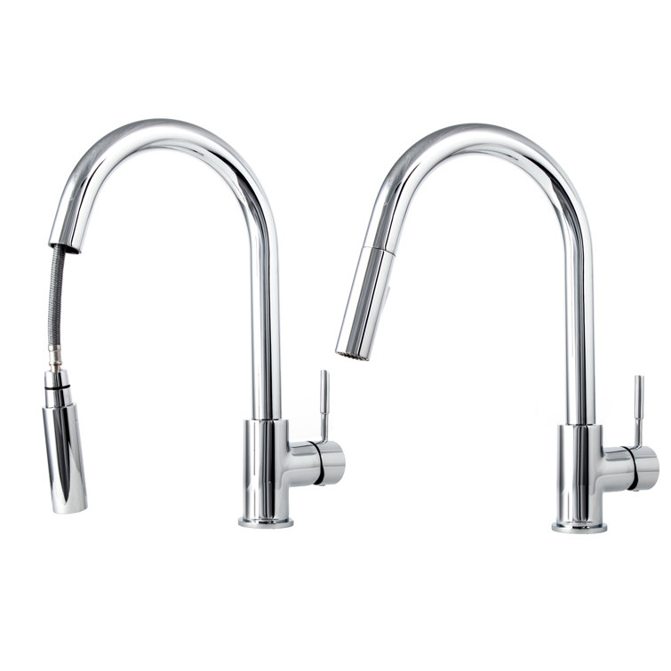 Gemini Chrome High Arc Kitchen Faucet