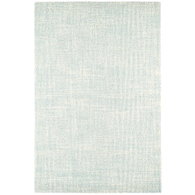 Handmade Braided Sky Blue Wool Runner Rug 2'5" x 8'