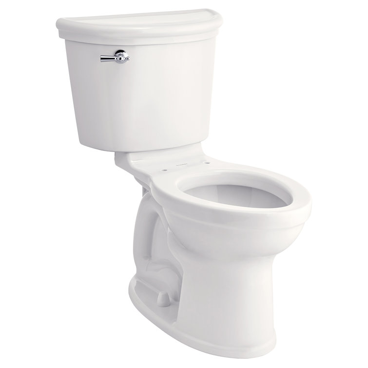 White Elongated Two-Piece High Efficiency Toilet