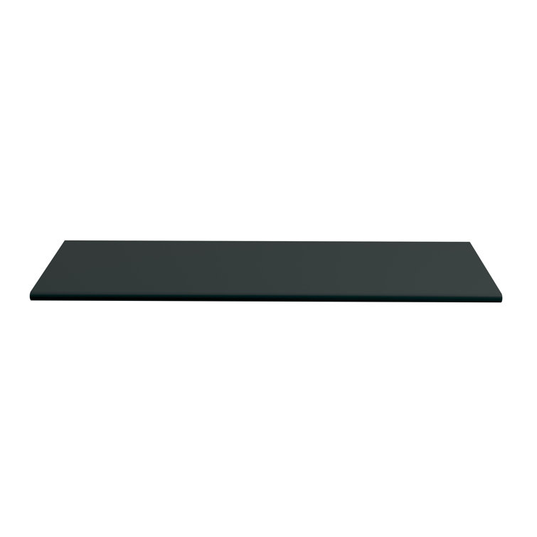 5 1/16" Matte Black Aluminum Finger Pull with Mounting Hardware