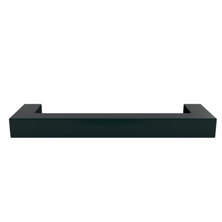 Matte Black Aluminum Modern Cabinet Bar Pull with Mounting Hardware