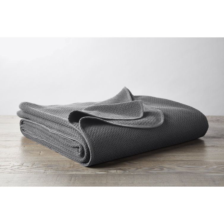 King Size Ginger Organic Cotton Woven Blanket