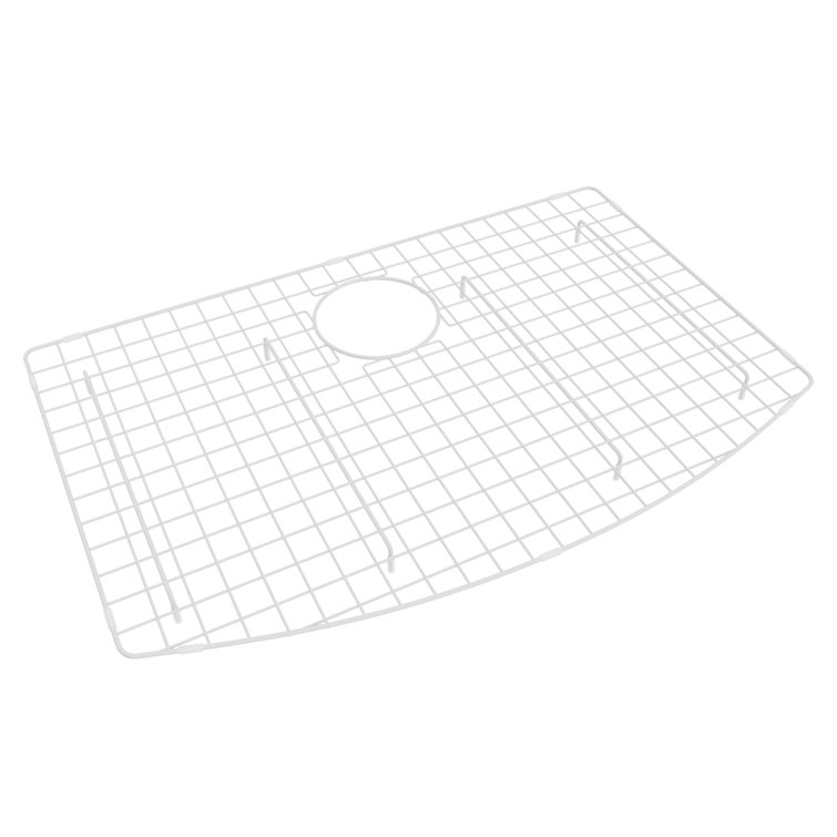 Waterside White Stainless Steel Wire Sink Grid
