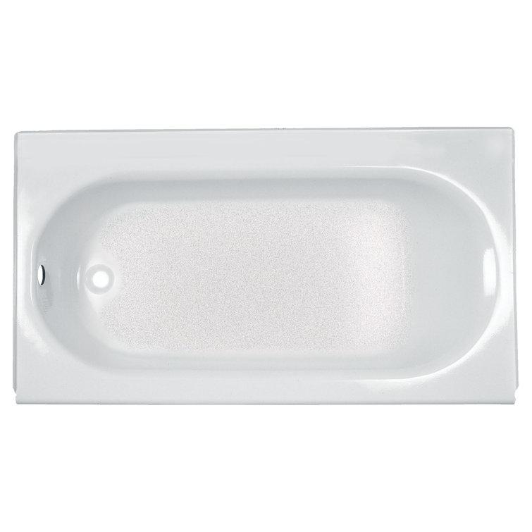 Princeton 60'' White Cast Iron Alcove Soaking Bathtub