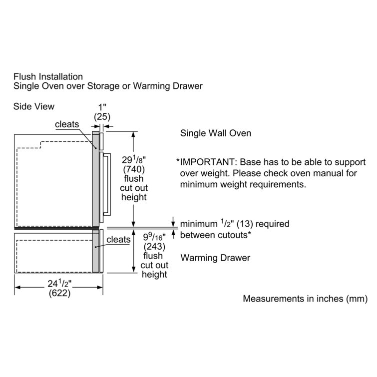 27'' Stainless Steel Convection Self-Cleaning Wall Oven
