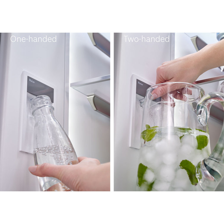 36 Inch Stainless Steel Smart French Door Refrigerator with Ice Maker