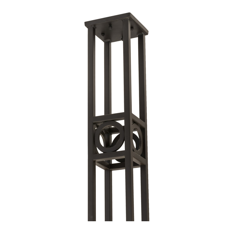 Oil Rubbed Bronze 9-Light Geometric LED Chandelier