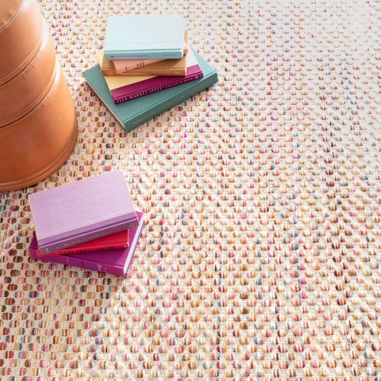 Torrey Multicolor Flatwoven Wool and Cotton Rectangular Rug