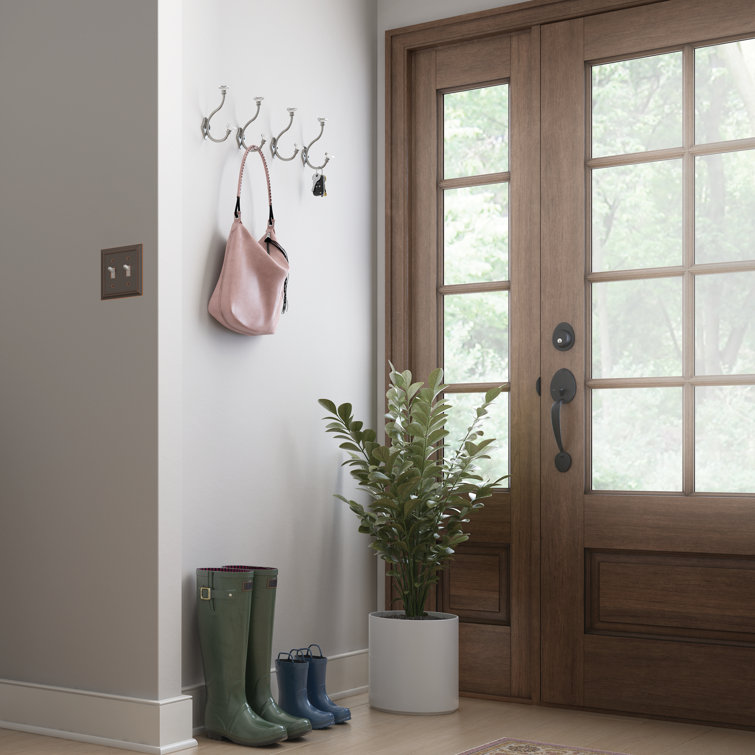 Stainless Steel and Clear Acrylic Double Robe Hook