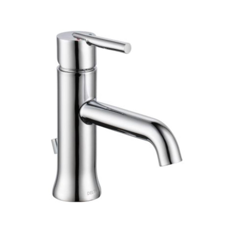 Sleek Modern Chrome Single-Handle Deck Mounted Bathroom Faucet