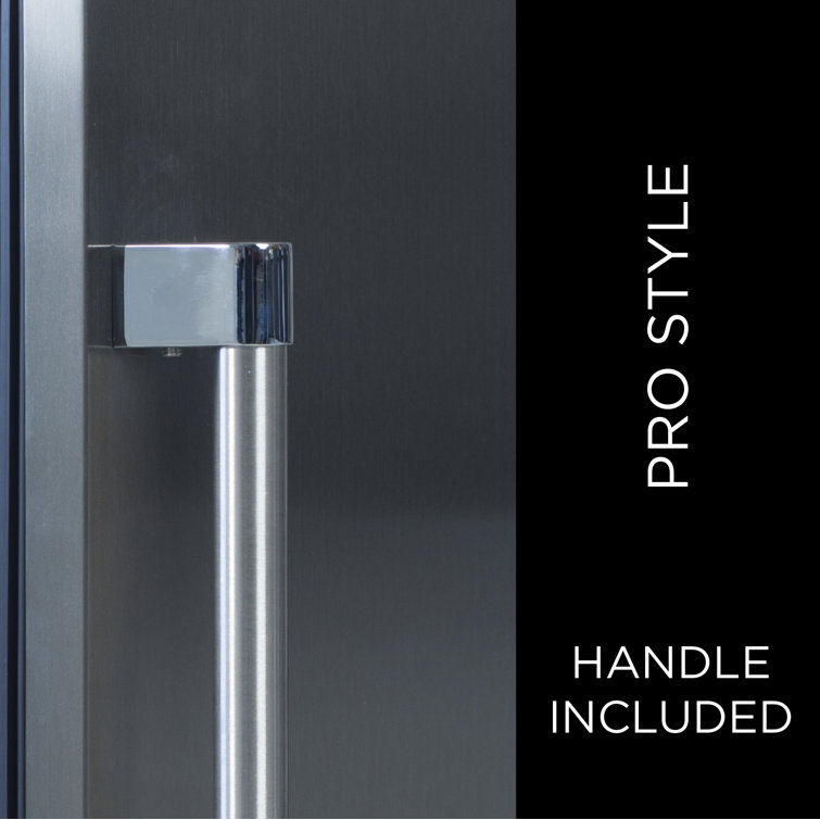 24-Inch Stainless Steel Undercounter Compact Refrigerator