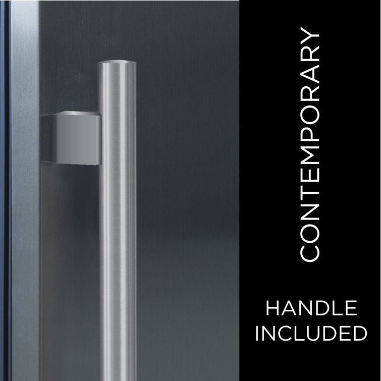 24-Inch Stainless Steel Undercounter Compact Refrigerator