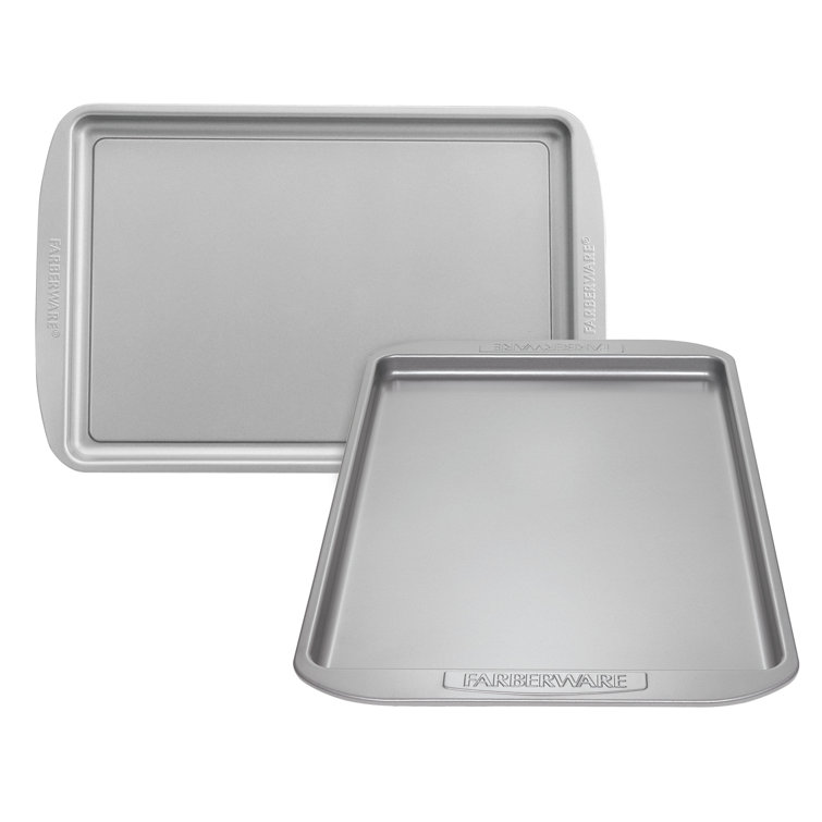 Farberware Gray Nonstick Steel 11" x 17" Cookie Pan Set