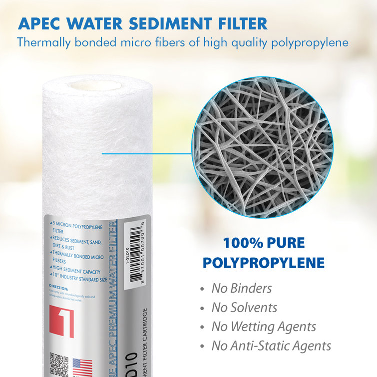 High Capacity 10-Inch Replacement Water Filter Set