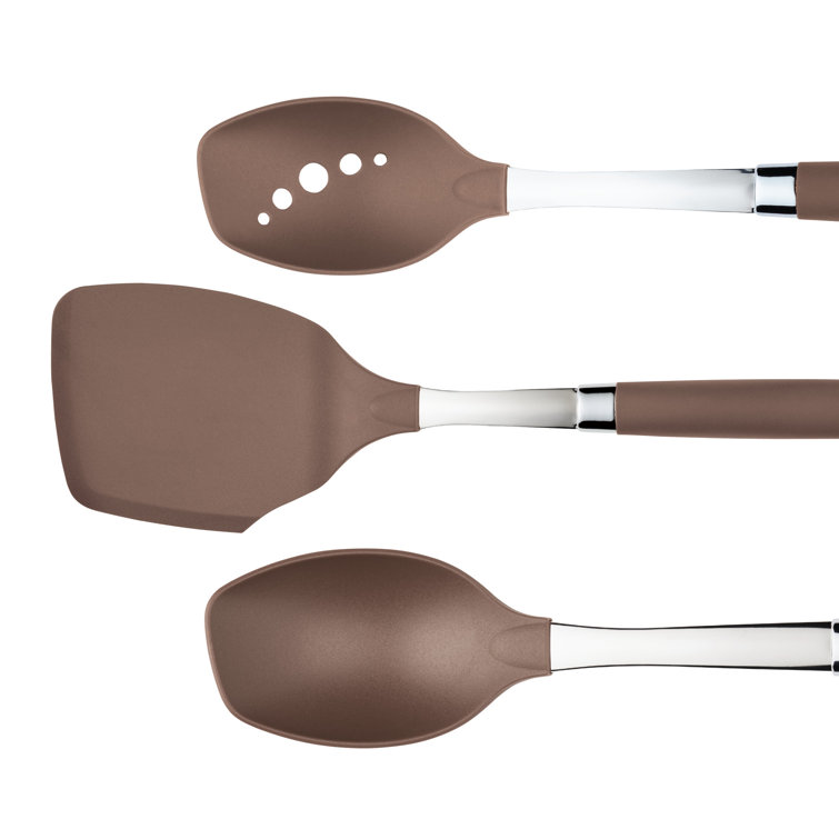 Bronze 10-Piece Nonstick Nylon Kitchen Utensil Set