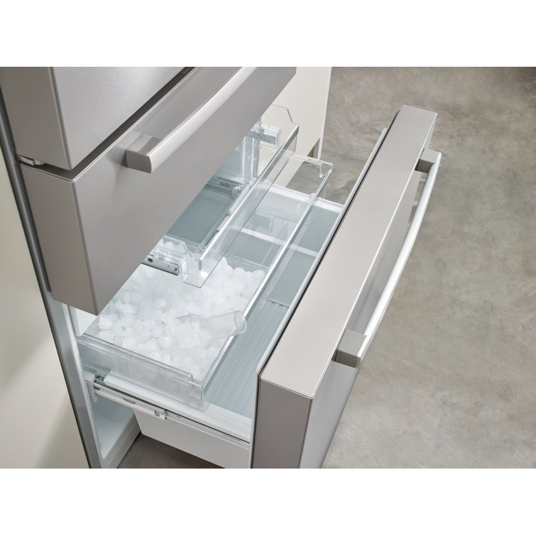 36 Inch Stainless Steel Smart French Door Refrigerator with Ice Maker