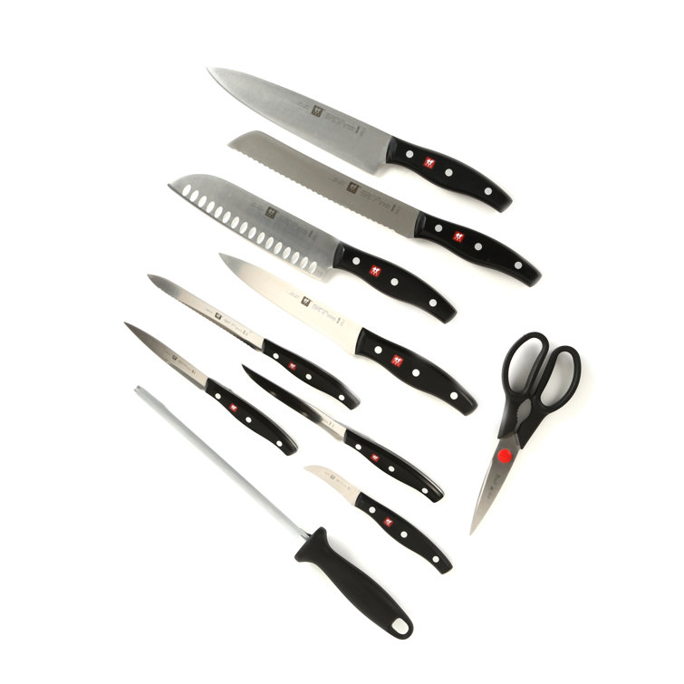 ZWILLING J.A. Henckels ZWILLING Twin Signature 19-Piece German Knife Set with Block, Made in Company-Owned German Factory with Special Formula Steel perfected for almost 300 Years