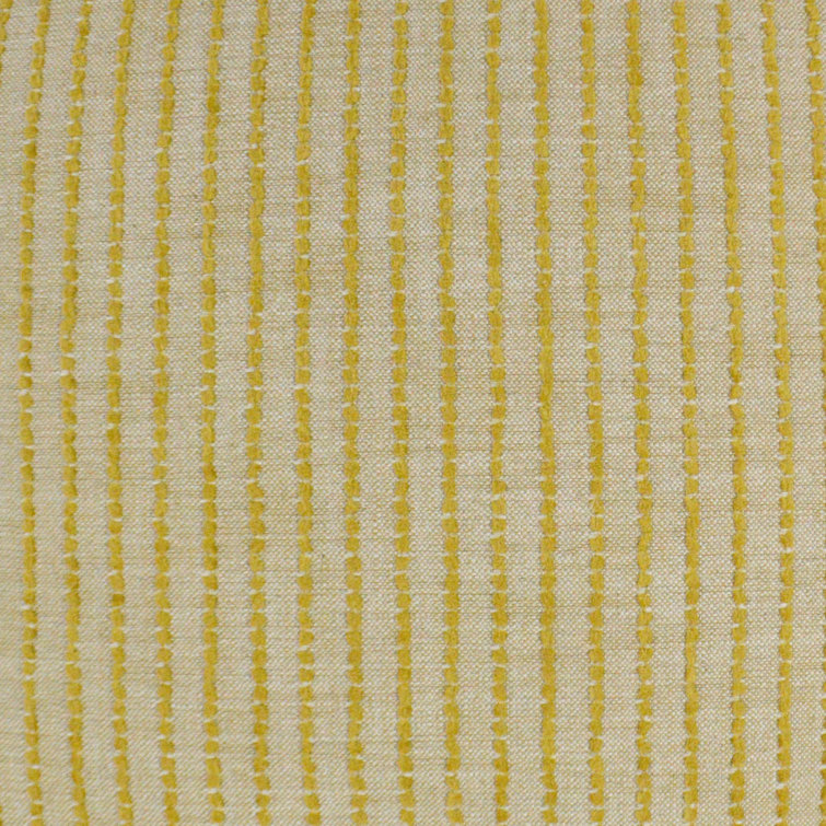 Yellow Striped Rectangular Kids Decorative Throw Pillow