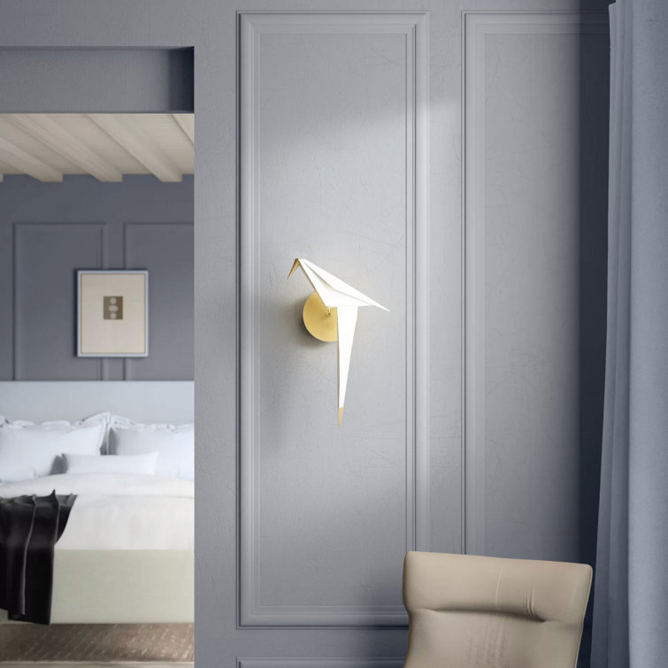 Perch Light LED Dimmable Brass Gold Sconce