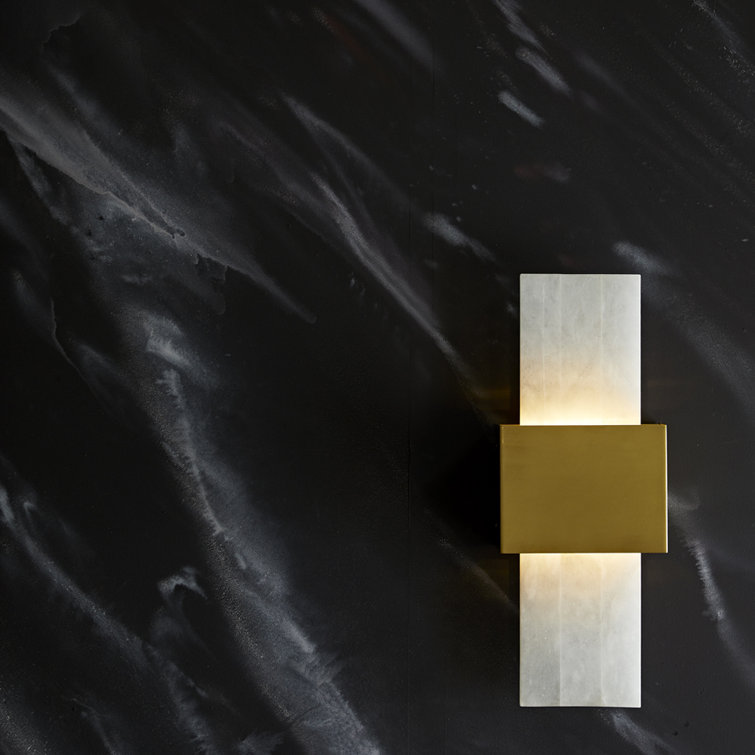 Eloise Dimmable Bronze and Black LED Sconce, 21" Height