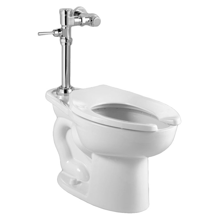 White Elongated High Efficiency Free Standing Toilet