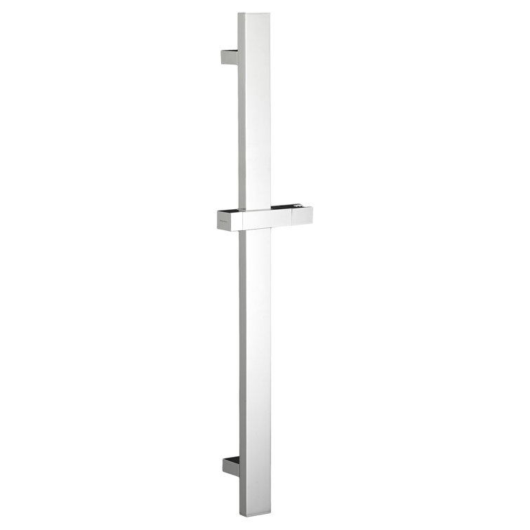 Chrome Brass Square Shower Slide Bar with Shower Bracket
