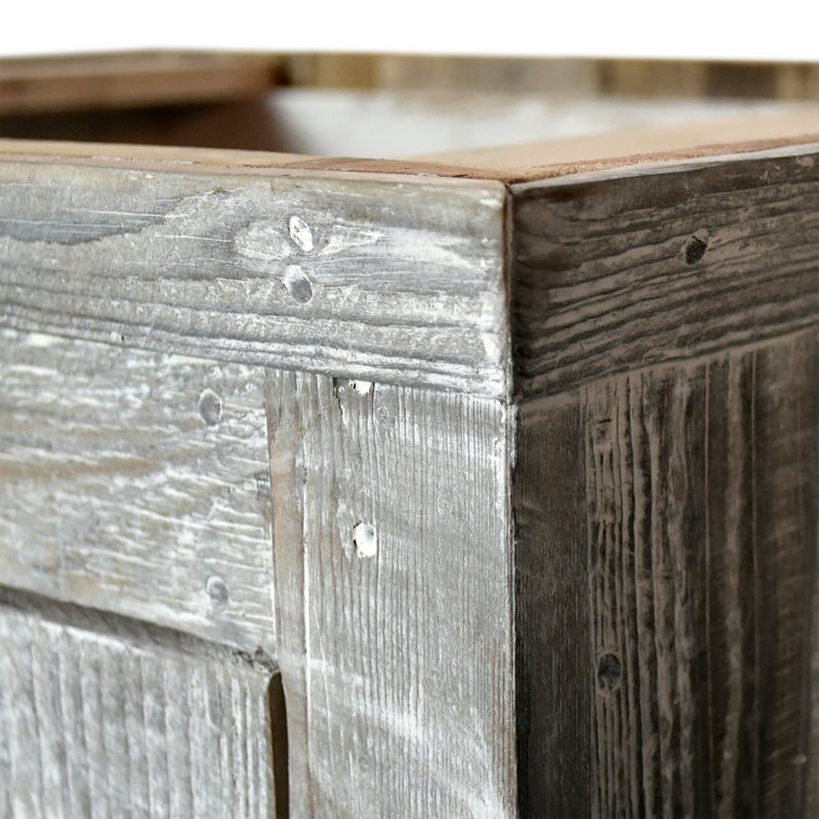 Americana Reclaimed White Solid Wood 36" Bathroom Vanity Base