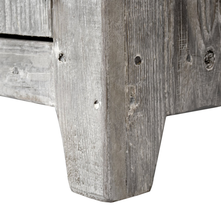 Americana Reclaimed White Solid Wood 36" Bathroom Vanity Base
