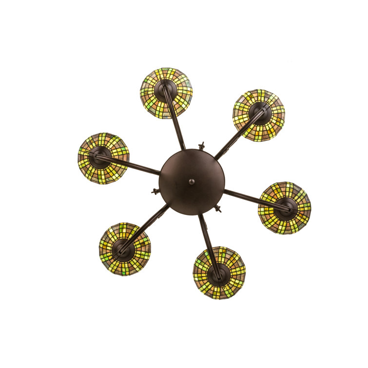 Elegant 62'' Bronze 6-Light Classic Traditional Chandelier